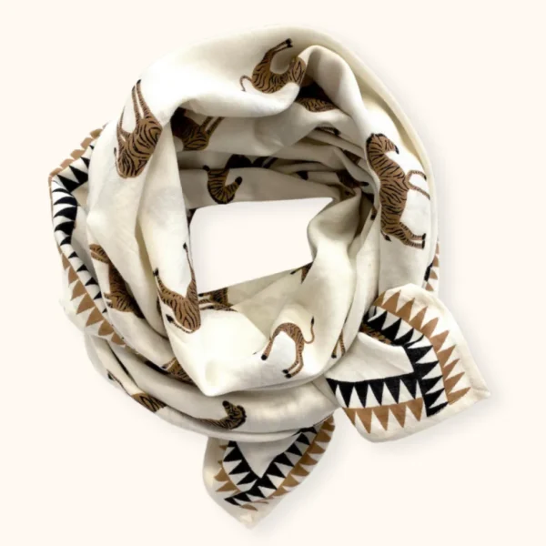 Foulard Latika Zèbre Coco - Apaches Collections