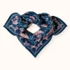 Foulard Manika Bird Céleste - Apaches Collections