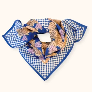 Foulard Manika Bloom Bleu Klein - Apaches Collections