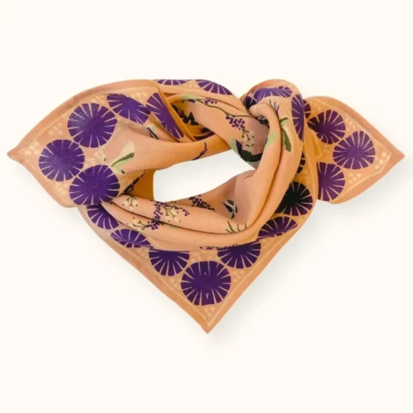 Foulard Manika Cerisier Blush - Apaches Collections