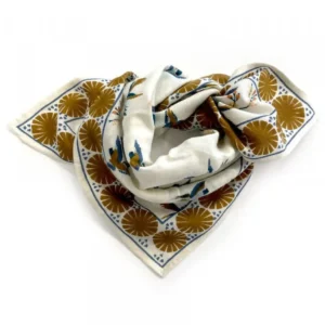 Foulard Manika Cerisier Fleur de Vanille - Apaches Collections