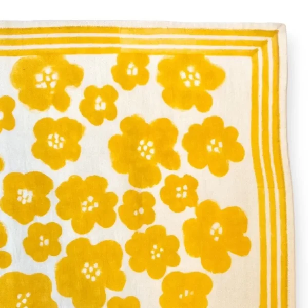 Foulard Manika Flora Bold Citron - Apaches Collections