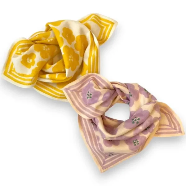 Foulard Manika Flora Bold Citron - Apaches Collections