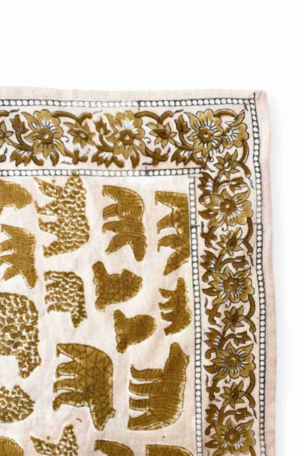 Foulard Manika Ours Macadamia - Apaches Collections