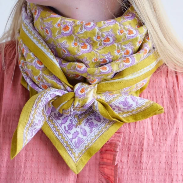 Foulard Victorian Absynthe - Bonheur du Jour