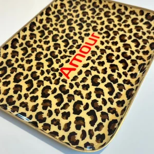 Grand Plateau Léopard Amour - Cabinet Mode Thérapie