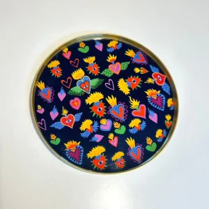 Grand Plateau Rond Porte-Bonheur - Cabinet Mode Thérapie