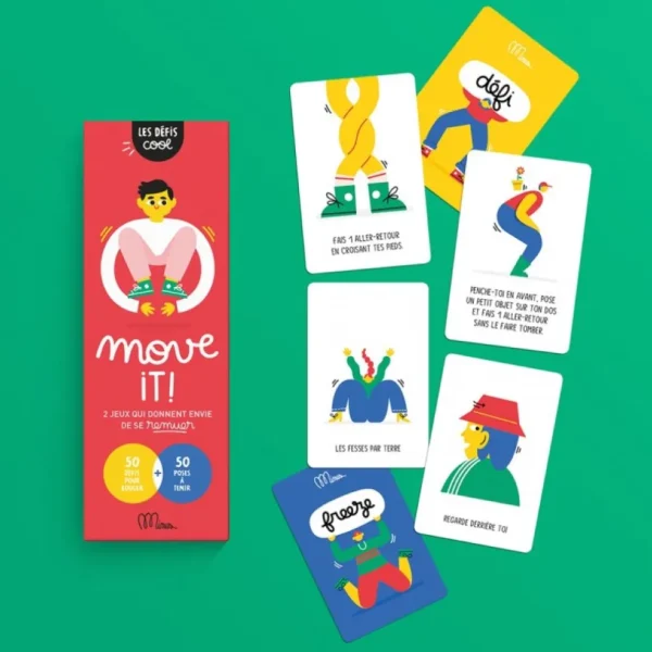 Jeu de Cartes Move It ! - Minus