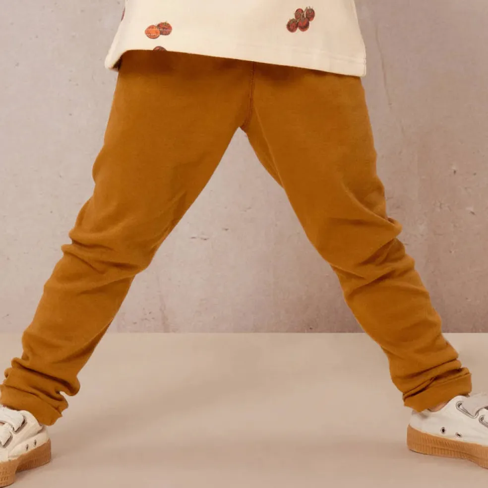 leggings_rom_pom_marron_e_0.webp Leggings Rom Pom Marron Epicé - Studio Bohème