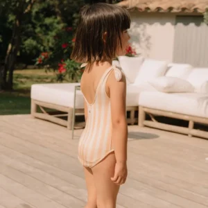 Maillot de Bain Roberta Rayures Nudes - Studio Bohème