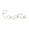 Mot Métal "Cocotte" - Atelier Jasmin