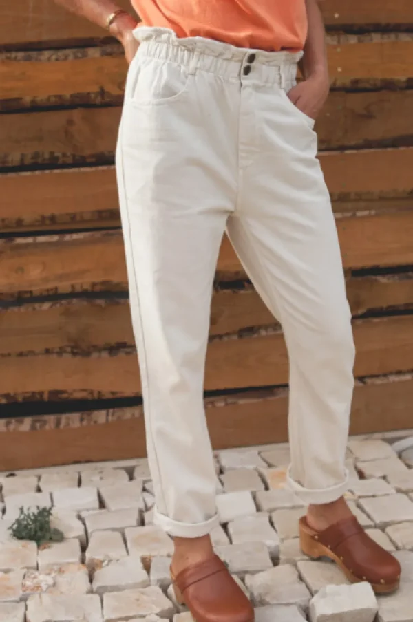 Pantalon Hélia Vanille - Marlot Paris