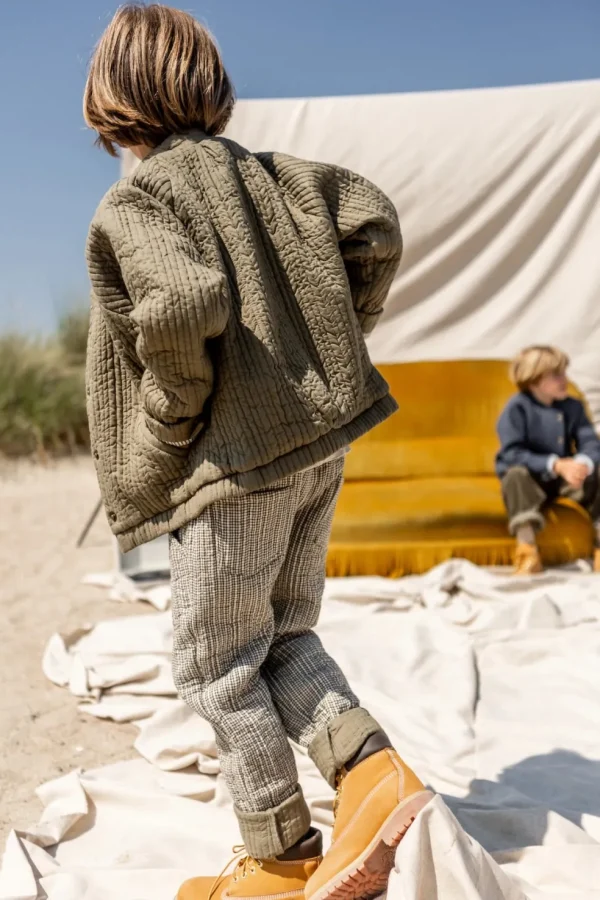 Pantalon Preeti Khadi Kaki - Apaches Collections