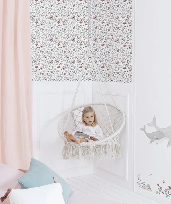 Papier Peint Fleurs de l'Océan - Lilipinso