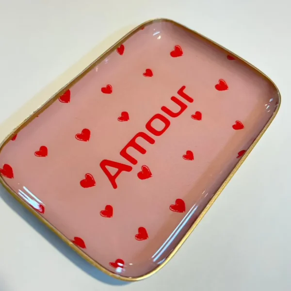 Petit Plateau "Amour" - Cabinet Mode Thérapie