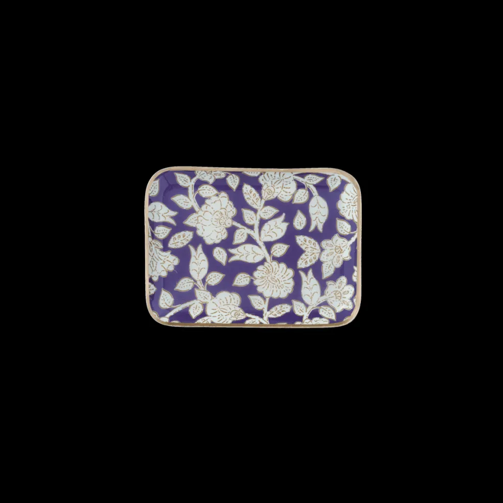 plateau_bohme__fleurs_tin_0.webp Plateau Bohème à Fleurs Tiny Violine - Bonheur du Jour