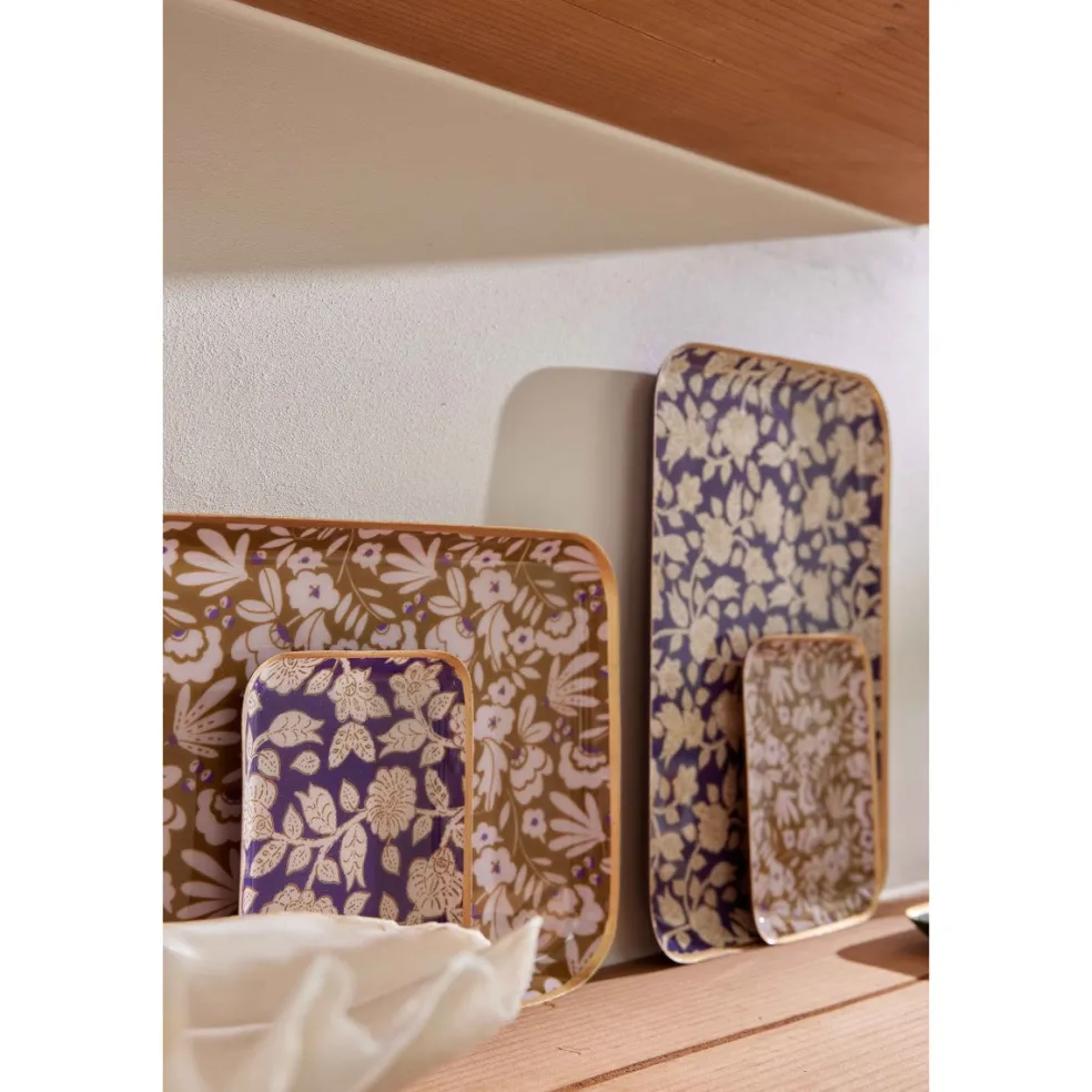 plateau_bohme__fleurs_tin_2.webp Plateau Bohème à Fleurs Tiny Violine - Bonheur du Jour