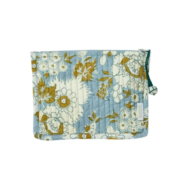 Pochette Fleuris Bleu - Bonheur du Jour