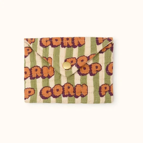 Porte Monnaie Pop Corn Olive - Apaches Collections