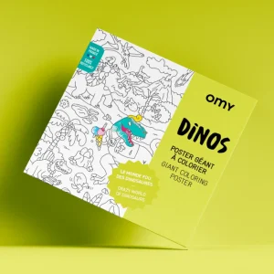 Poster à Colorier Dinos - Omy