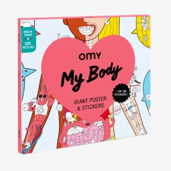 Poster Géant à Stickers My Body - Omy