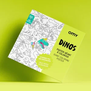 Poster Géant Dino à Colorier - Omy