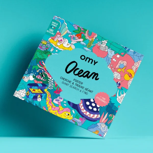 Poster Ocean Cherche & Trouve - Omy