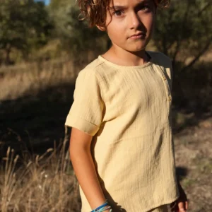 Pyjama Marceau Jaune Pastel - Marlot Paris