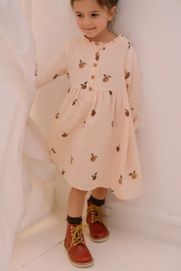 Robe Vermont Rose Pommes - Studio Bohème