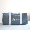 Sac Week-end Personnalisable Bleu Gris - Oh la la Paris