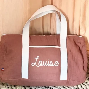 Sac Week-end Personnalisable Vieux Rose - Oh la la Paris