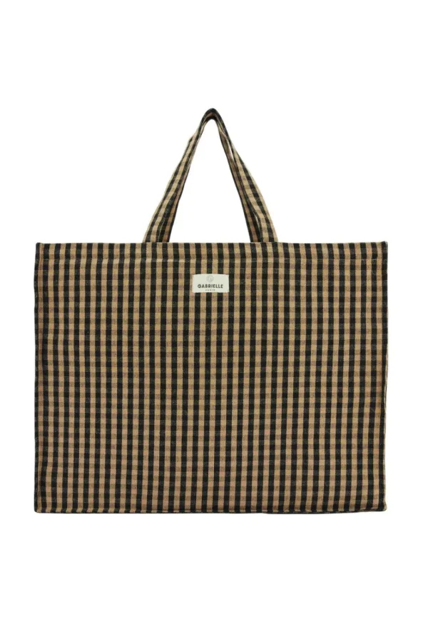 Sac Week-End Vichy Café - Gabrielle Paris