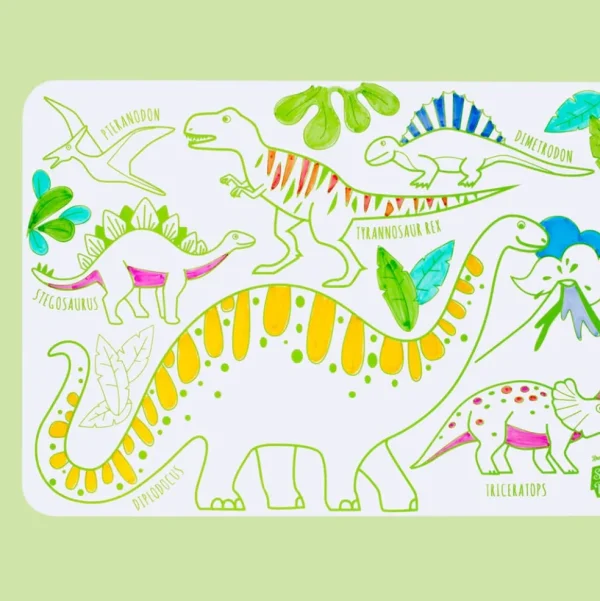 Set Silicone à Colorier Dino - Super Petit