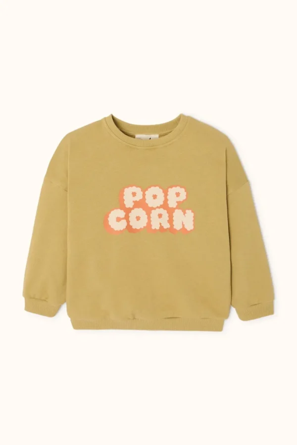 Sweat Sahara Pop Corn Placé Olive - Apaches Collections