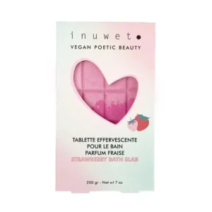 Tablette Bain Effervescente Fraise - Inuwet