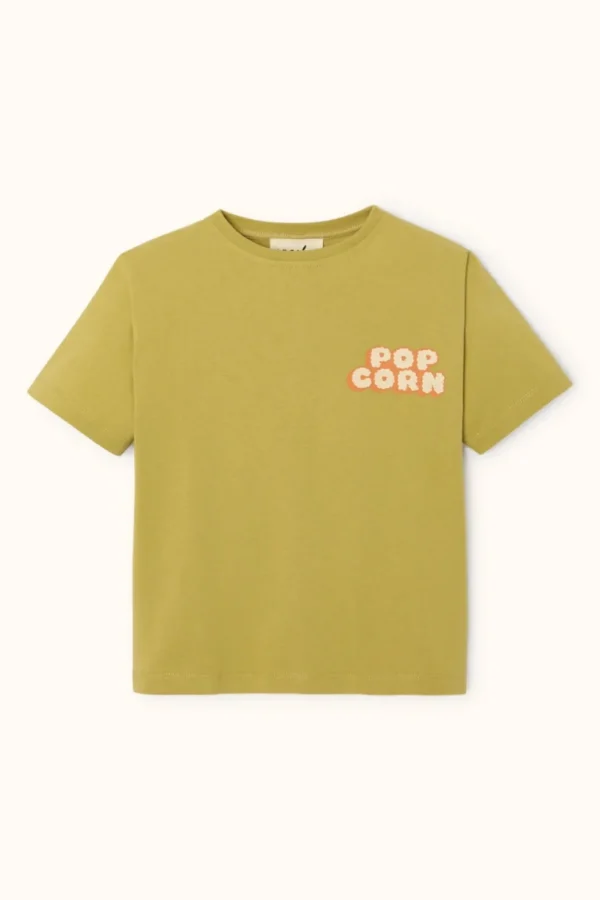 Tee-Shirt Karu Pop Corn Placé Olive - Apaches Collections