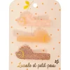 Trio de Barrettes Nacre Hérissons - Luciole et Petit Pois