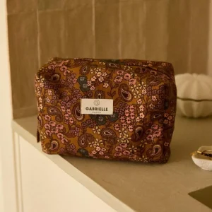 Trousse de Toilette Arabesque Ocre - Gabrielle Paris