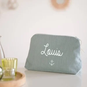 Trousse de Toilette Personnalisable Menthe - Oh lala Paris