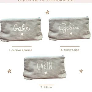 Trousse De Toilette Personnalisable Beige - Oh la la Paris