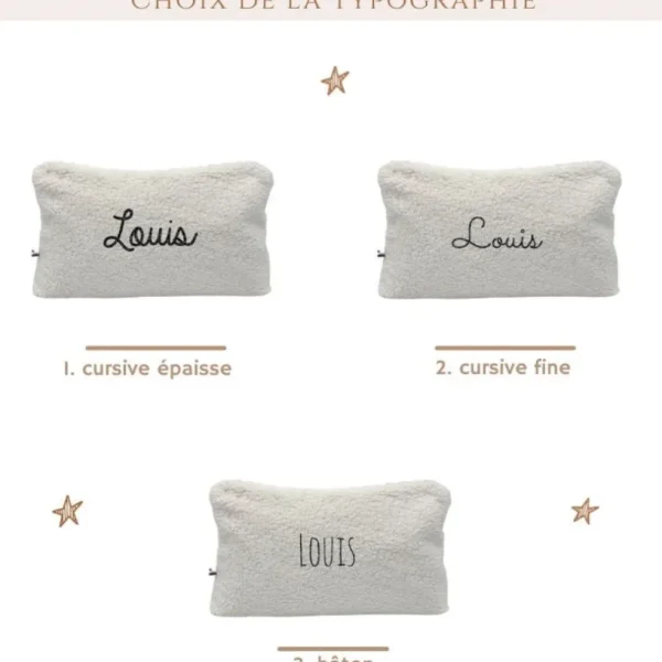 Trousse de Toilette Personnalisable Moumoute - Oh la la Paris