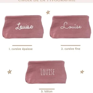 Trousse de Toilette Personnalisable Vieux Rose - Oh la la Paris