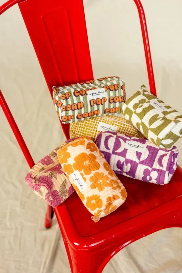 Trousse Opal Flora Bold Orange - Apaches Collections