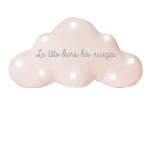 Veilleuse nuage rose paillettes